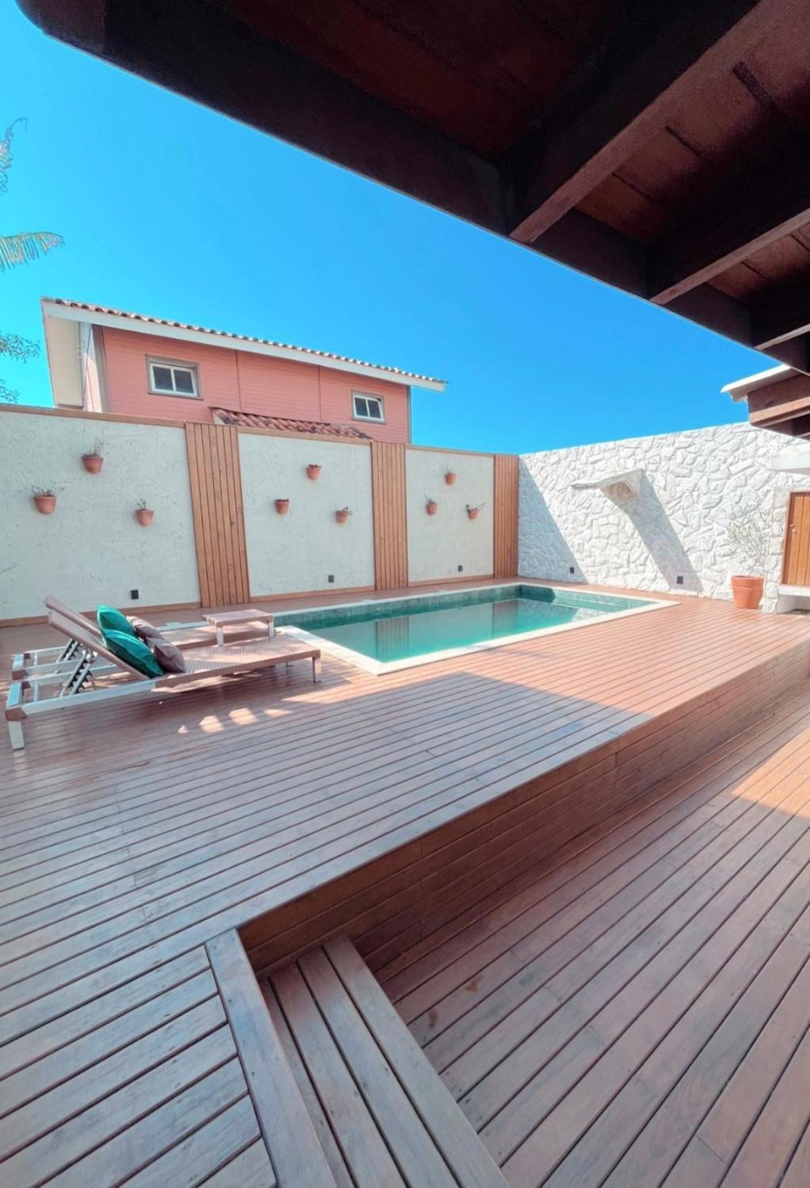 Casa Com Piscina Em Frente A Praia Do Santinho Florianópolis Exteriér fotografie